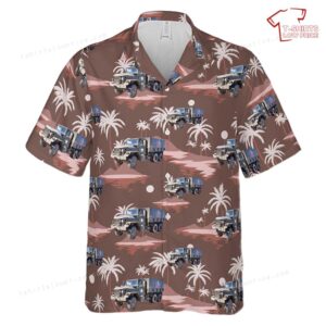 US Army 1967 REO M35A1 Gun Truck Hawaiian Shirt