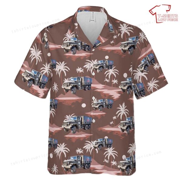 US Army 1967 REO M35A1 Gun Truck Hawaiian Shirt US Army 1967 REO M35A1 Gun Truck Hawaiian Shirt