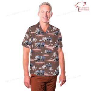 US Army 1967 REO M35A1 Gun Truck Hawaiian Shirt 3