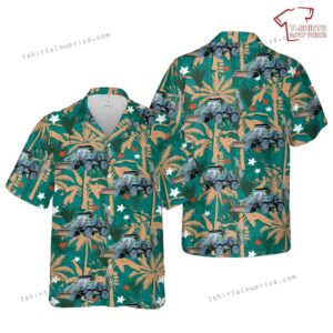 US Army 1990 Freightliner Unimog 419 Hawaiian Shirt