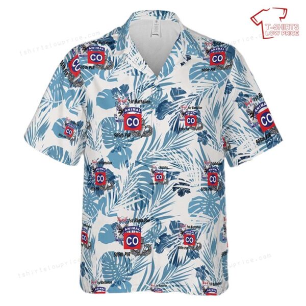 US Army A Co. 1-505 PIR Hawaiian Shirt US Army A Co. 1-505 PIR Hawaiian Shirt
