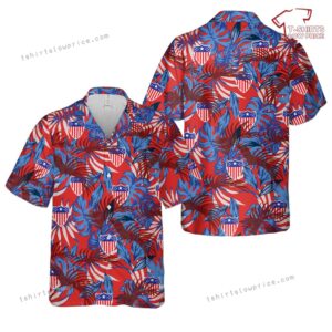 US Army Adjutant Generals Corps Branch Insignia Hawaiian Shirt