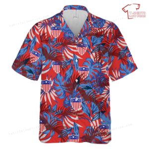 US Army Adjutant Generals Corps Branch Insignia Hawaiian Shirt