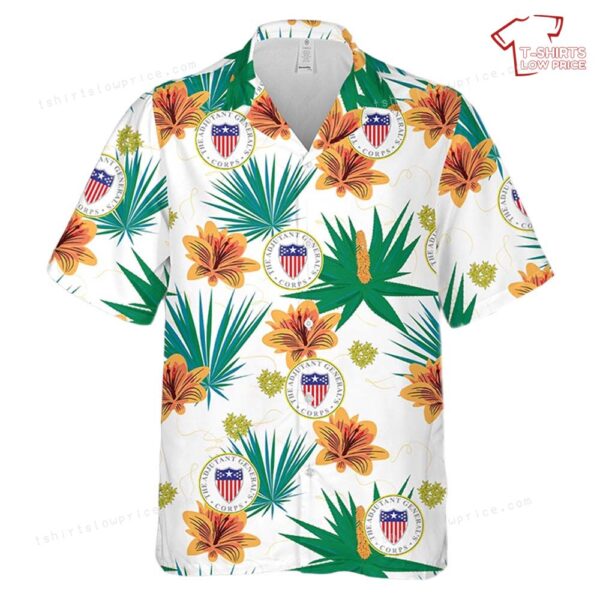 US Army Adjutant General’s Corps Hawaiian Shirt US Army Adjutant General’s Corps Hawaiian Shirt
