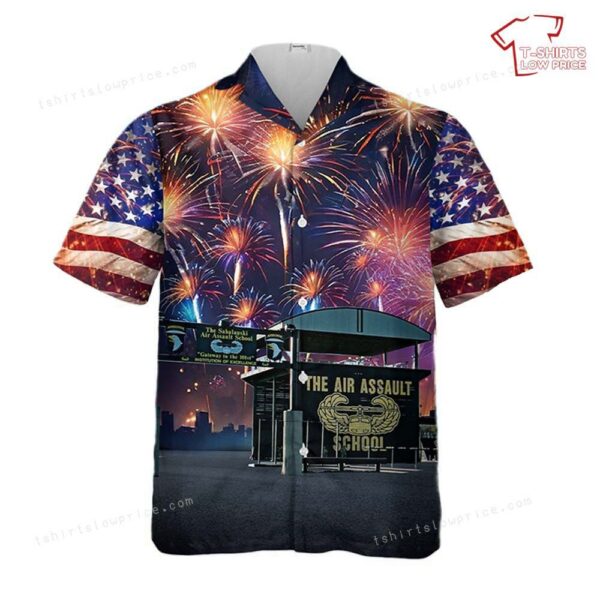 US ARMY Air Assault School, 4th Of July Hawaiian Shirt US ARMY Air Assault School, 4th Of July Hawaiian Shirt