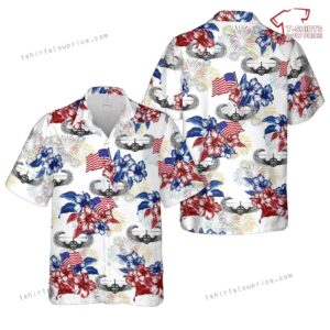 US Army Air Assault Wings, 4th Of July Hawaiian Shirt
