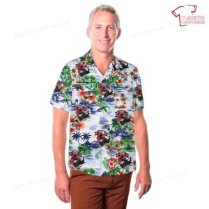 US Army Air Cavalry 11th Armored Cavalry Rgt Cobra AH 1F Attack Helicopter Hawaiian Shirt 3