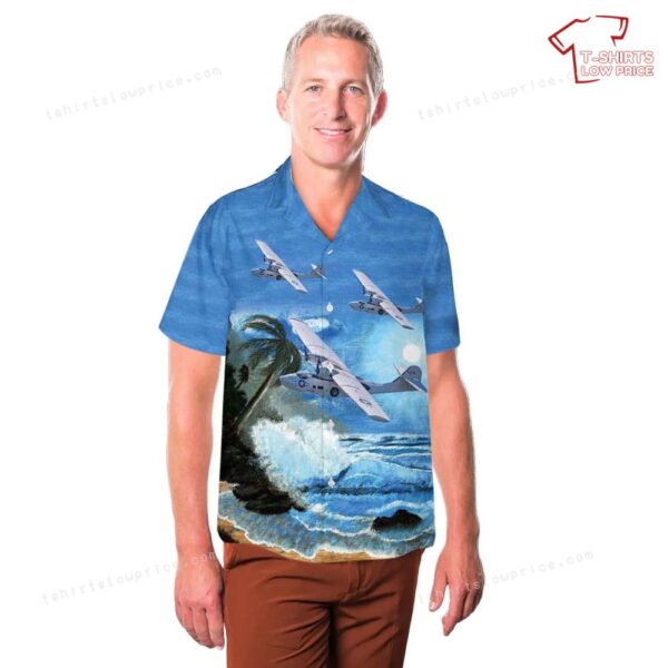 US Army Air Corps OA-10 Catalina Hawaiian Shirt US Army Air Corps OA-10 Catalina Hawaiian Shirt