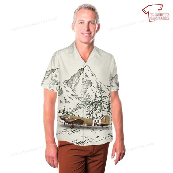 US Army Air Force (USAAF) C-47A Skytrain 42-92841 Hawaiian Shirt US Army Air Force (USAAF) C-47A Skytrain 42-92841 Hawaiian Shirt