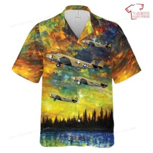 US Army Air Force (USAAF) Lockheed C-60A Lodestar 42-55918 Hawaiian Shirt