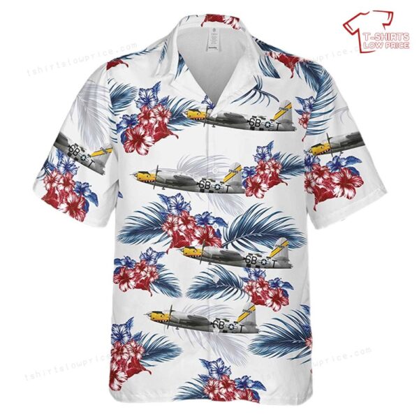 US Army Air Force B-26B Marauder 6B-T IK-111 9TH AIR FORCE, 599TH BOMB SQUADRON, 397TH BOMB GROUP D-DAY, June 1944 Hawaiian Shirt US Army Air Force B-26B Marauder 6B-T IK-111 9TH AIR FORCE, 599TH BOMB SQUADRON, 397TH BOMB GROUP D-DAY, June 1944 Hawaiian Shirt