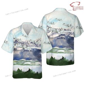 US Army Air Forces B-29 Superfortress Bockscar Hawaiian Shirt