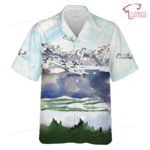 US Army Air Forces B-29 Superfortress Bockscar Hawaiian Shirt