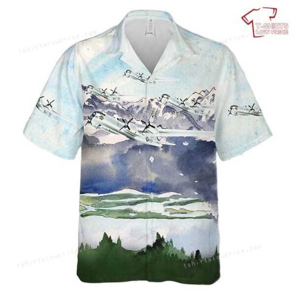 US Army Air Forces B-29 Superfortress Bockscar Hawaiian Shirt US Army Air Forces B-29 Superfortress Bockscar Hawaiian Shirt