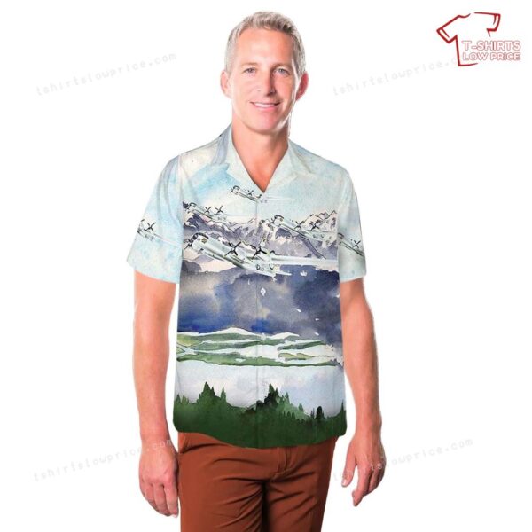 US Army Air Forces B-29 Superfortress Bockscar Hawaiian Shirt US Army Air Forces B-29 Superfortress Bockscar Hawaiian Shirt