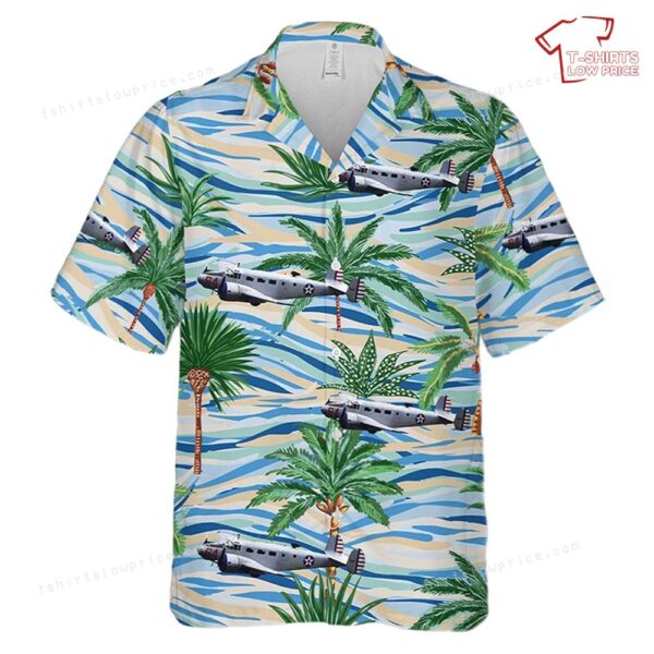 US Army Air Forces Beechcraft Model 18, or Twin Beech Hawaiian Shirt US Army Air Forces Beechcraft Model 18, or Twin Beech Hawaiian Shirt