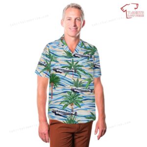 US Army Air Forces Beechcraft Model 18 or Twin Beech Hawaiian Shirt 3