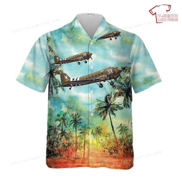 US Army Air Forces Douglas C-47 Dakota That’s all Brother Hawaiian Shirt US Army Air Forces Douglas C-47 Dakota That’s all Brother Hawaiian Shirt