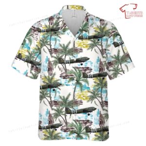 US Army Air Forces Douglas C-53D Skytrooper ‘D-Day Doll’ Of 434th Troop Carrier Group Hawaiian Shirt