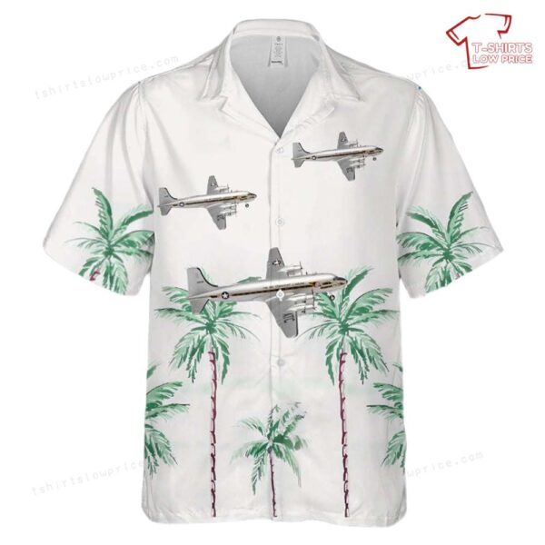 US Army Air Forces Douglas C-54M Skymaster 44-9030 Hawaiian Shirt US Army Air Forces Douglas C-54M Skymaster 44-9030 Hawaiian Shirt