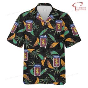 US Army Airborne 30th Medical Brigade Hawaiian Shirt
