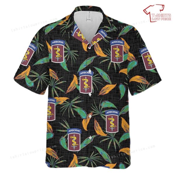 US Army Airborne 30th Medical Brigade Hawaiian Shirt US Army Airborne 30th Medical Brigade Hawaiian Shirt