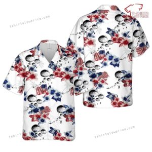 US Army Airborne Paratrooper, 4th Of July Hawaiian Shirt