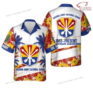 US Army Arizona Army National Guard Hawaiian Shirt