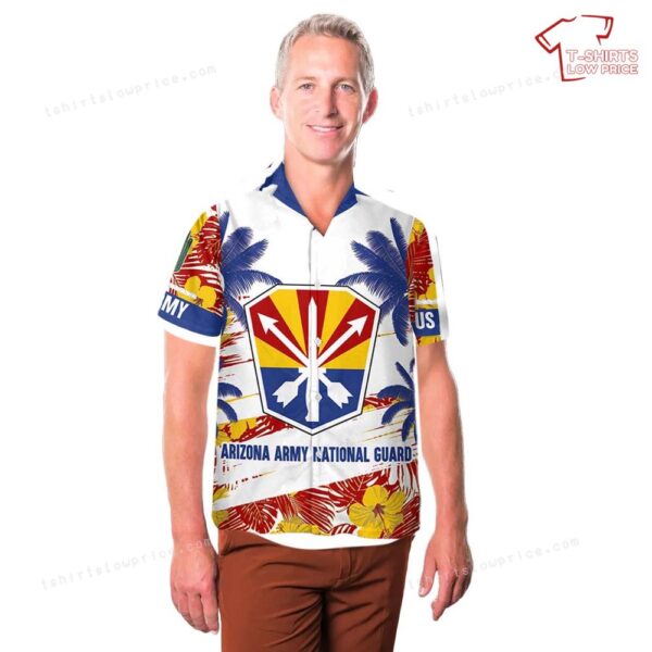US Army Arizona Army National Guard Hawaiian Shirt US Army Arizona Army National Guard Hawaiian Shirt