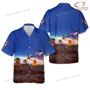 US Army Arizona Sky Soldiers Hawaiian Shirt