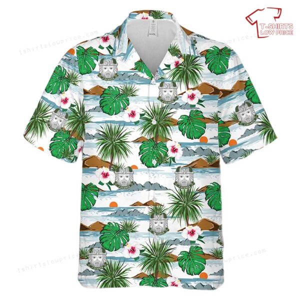 US Army Armored Division Unit Crest World War II Hawaiian Shirt US Army Armored Division Unit Crest World War II Hawaiian Shirt