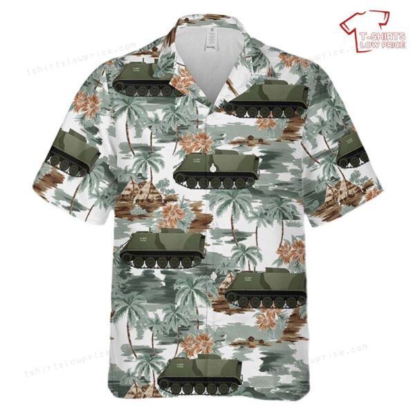 US Army Armored Personnel Carrier M113A1-2E HOTROD Hawaiian Shirt US Army Armored Personnel Carrier M113A1-2E HOTROD Hawaiian Shirt