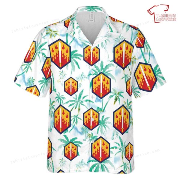 US Army Army 48th Chemical Brigade Hawaiian Shirt US Army Army 48th Chemical Brigade Hawaiian Shirt