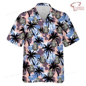 US Army Army Chaplain Corps Regimental Insignia Hawaiian Shirt
