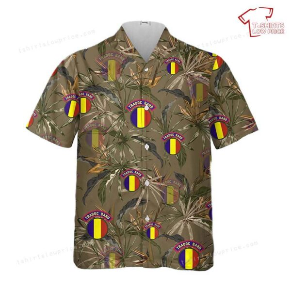 US Army Army Training and Doctrine Command Band (TRADOC Band) Hawaiian Shirt US Army Army Training and Doctrine Command Band (TRADOC Band) Hawaiian Shirt