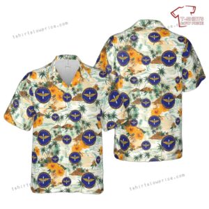 US Army Aviation Branch Plaque Hawaiian Shirt