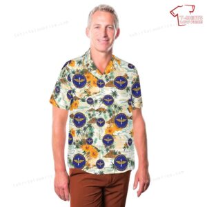 US Army Aviation Branch Plaque Hawaiian Shirt 3