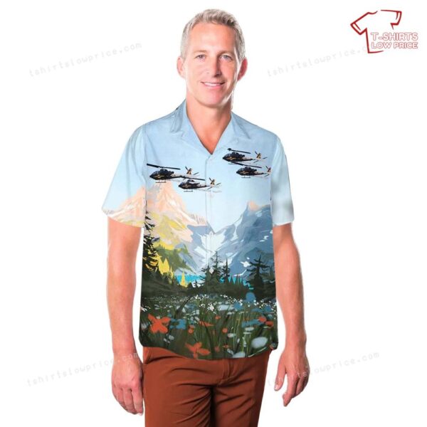 US Army Aviation Helicopter Demonstration Team Sky Soldiers Hawaiian Shirt US Army Aviation Helicopter Demonstration Team Sky Soldiers Hawaiian Shirt