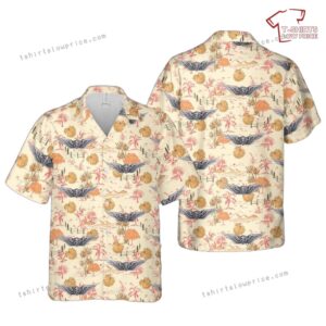 US Army Basic Flight Surgeon Hawaiian Shirt