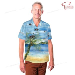 US Army Bell 47 Hawaiian Shirt 3