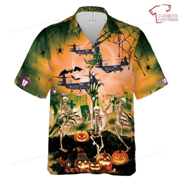 US Army Bell V-280 Valor Halloween Hawaiian Shirt US Army Bell V-280 Valor Halloween Hawaiian Shirt