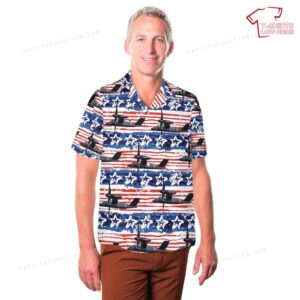 US Army Bell.V 280 Valor.N280BH.KAMA 4th Of July Hawaiian Shirt 3