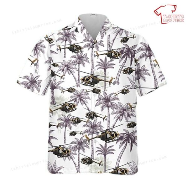 US Army Boeing AH-6 Hawaiian Shirt US Army Boeing AH-6 Hawaiian Shirt