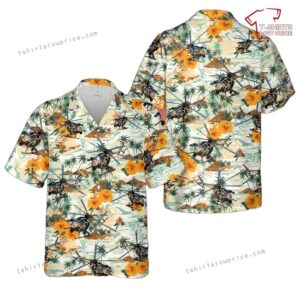 US Army Boeing AH-6 The Little Bird The Killer Egg Hawaiian Shirt