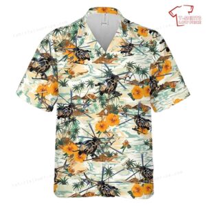 US Army Boeing AH-6 The Little Bird The Killer Egg Hawaiian Shirt
