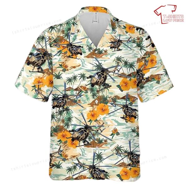 US Army Boeing AH-6 The Little Bird The Killer Egg Hawaiian Shirt US Army Boeing AH-6 The Little Bird The Killer Egg Hawaiian Shirt
