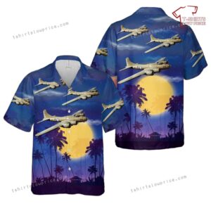 US Army Boeing B-17 Flying Fortress Of World War 2 Hawaiian Shirt