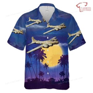 US Army Boeing B-17 Flying Fortress Of World War 2 Hawaiian Shirt