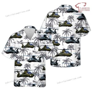 US Army Boeing Sikorsky RAH-66 Comanche Hawaiian Shirt