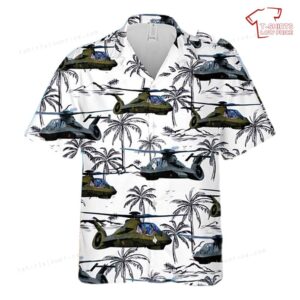 US Army Boeing Sikorsky RAH-66 Comanche Hawaiian Shirt